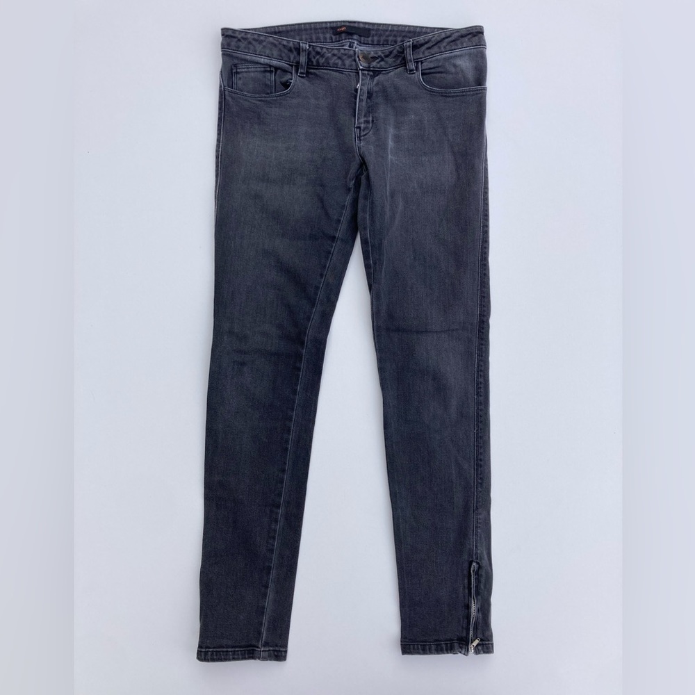 Maje Low Rise Zipper Ankle Skinny Jeans